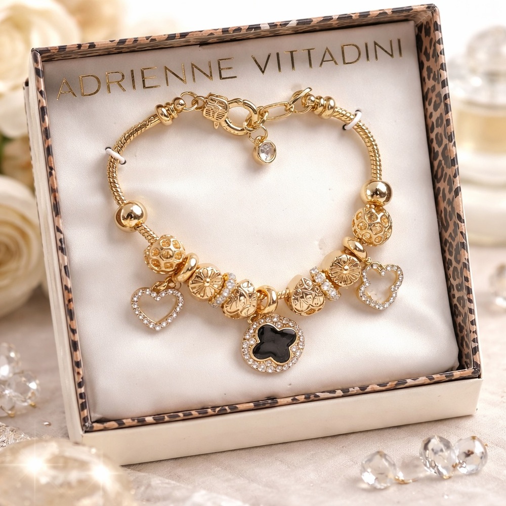 New! Adrienne Vittadini Charm Bracelet